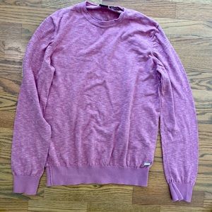 Hugo Boss Slim Men’s Sweater Mauve Pink size M